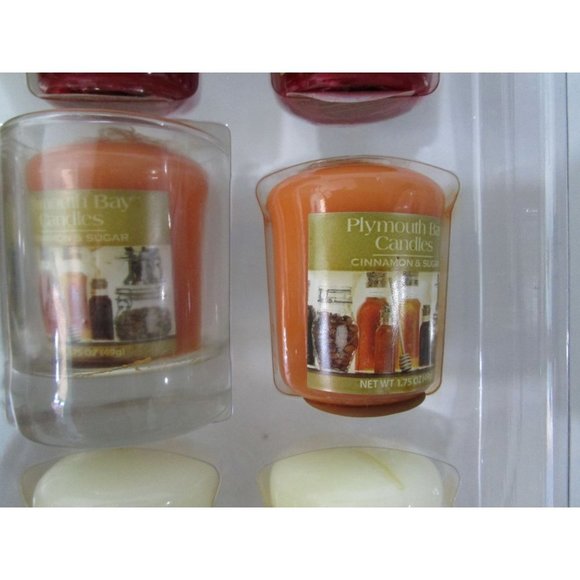 Plymouth Bay by Yankee Candle Votive Sampler Twelve Candles Open Box - Picture 8 of 16